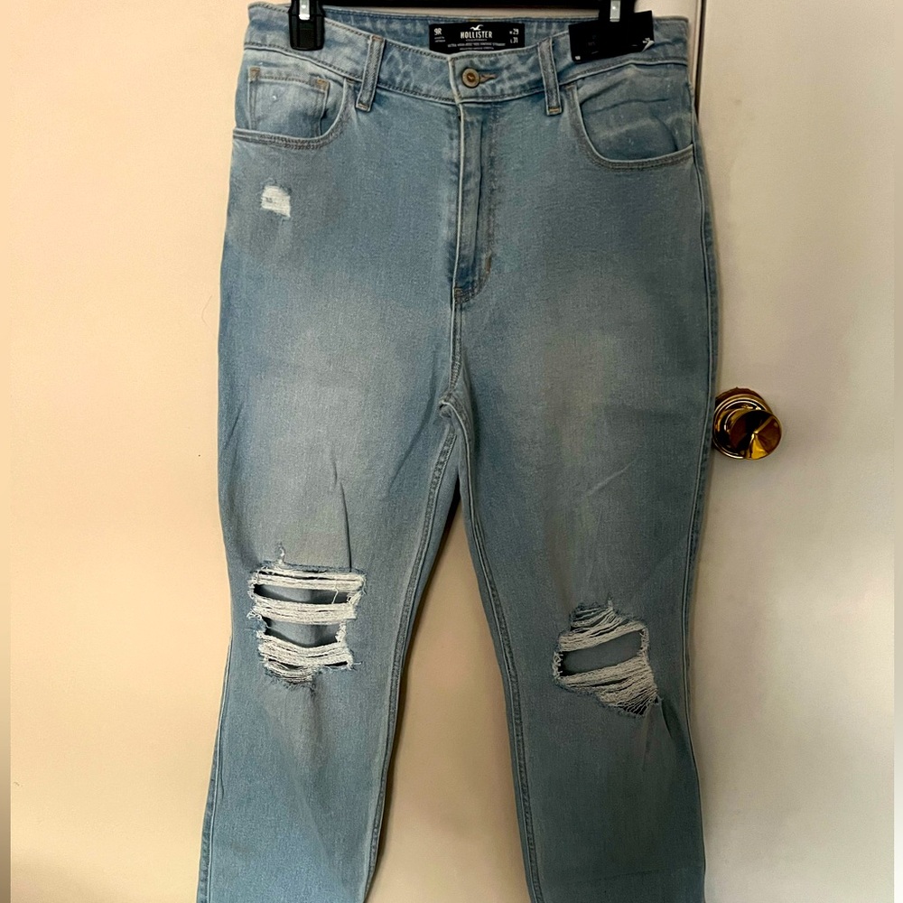 NWT Hollister Ultra High-Rise 90s vintage straight sz9